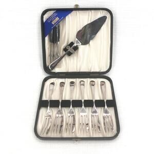 Viners Stainless Steel Cake Slice Server 6 Set NWB